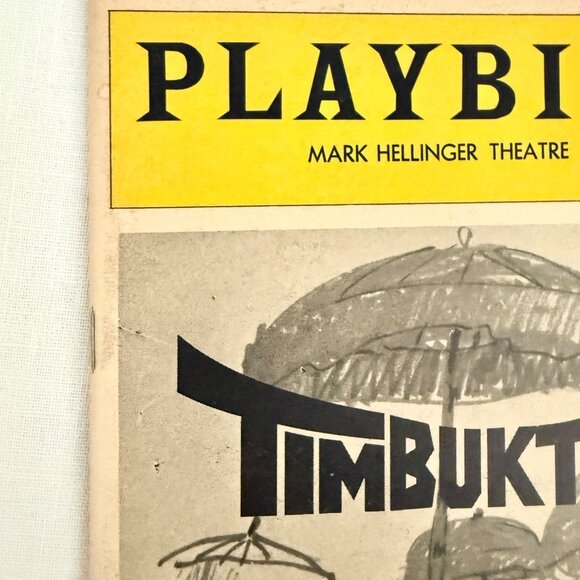 Vintage 1978 Timbuktu Playbill and Ticket Broadway Mark Hellinger Theatre Kitt - Picture 7 of 11